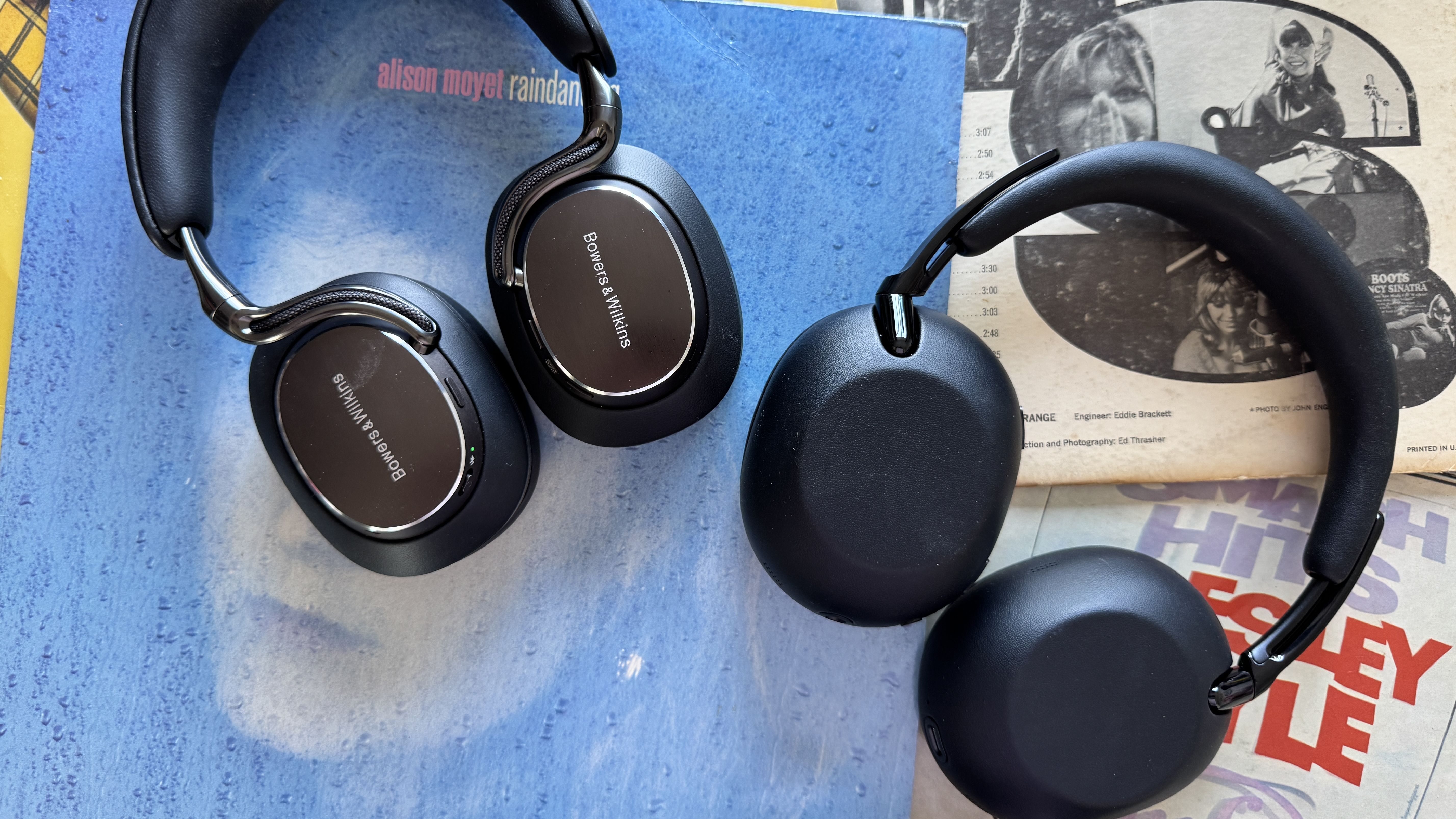 Bowers &amp;amp; Wilkins Px8 S2 and Sony 1000x The Collexion wireless headphones side by side