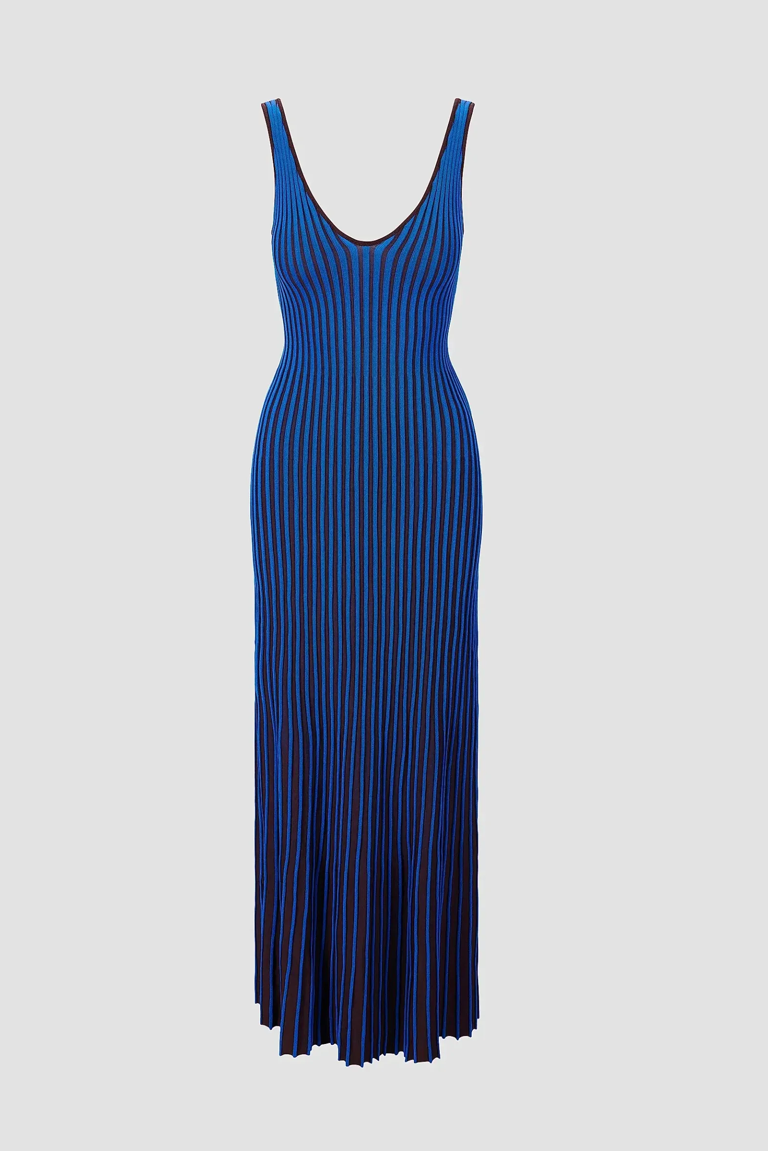 Claretta Gradient Rib Maxi Dress