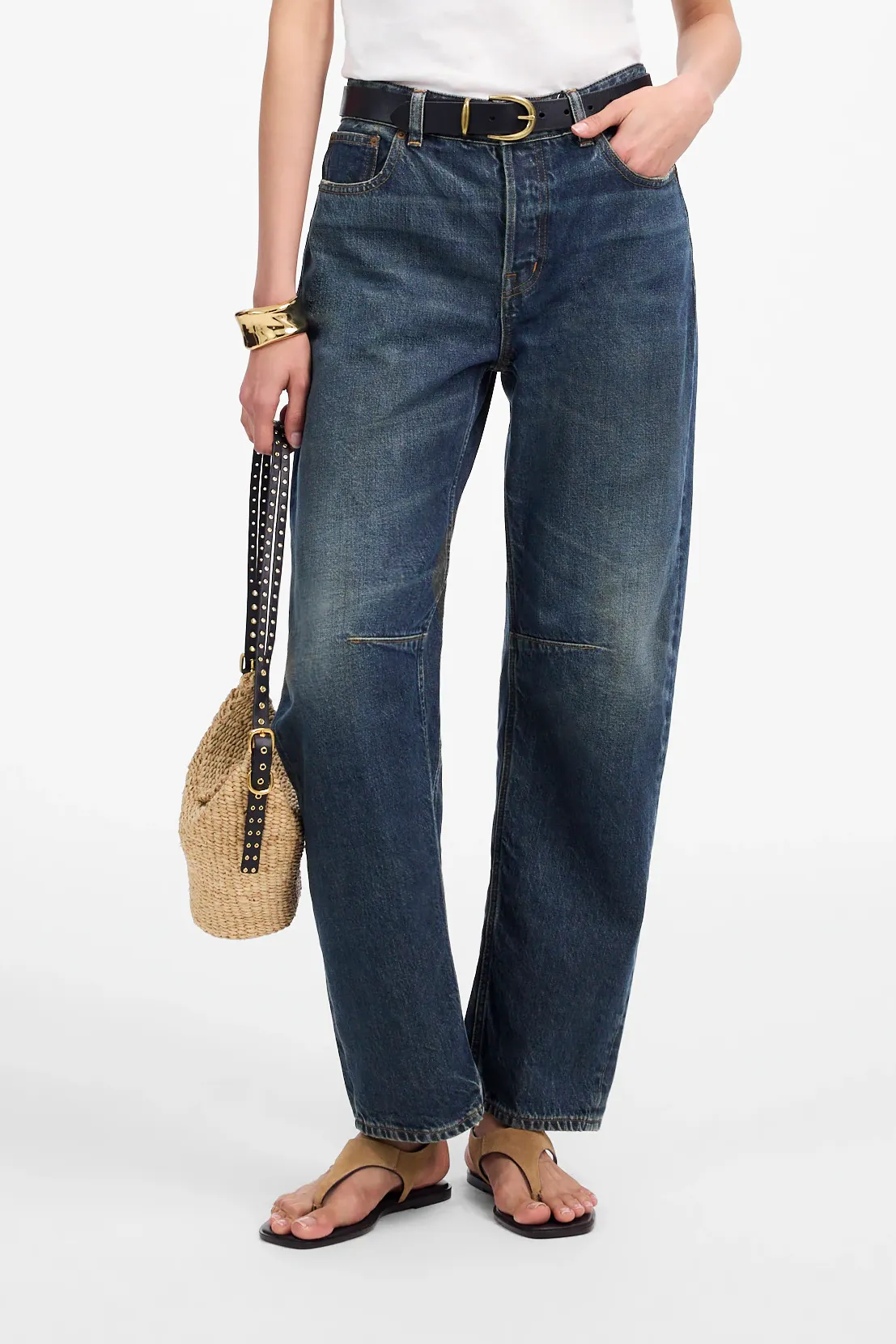 The Darted Barrel-Leg Jean