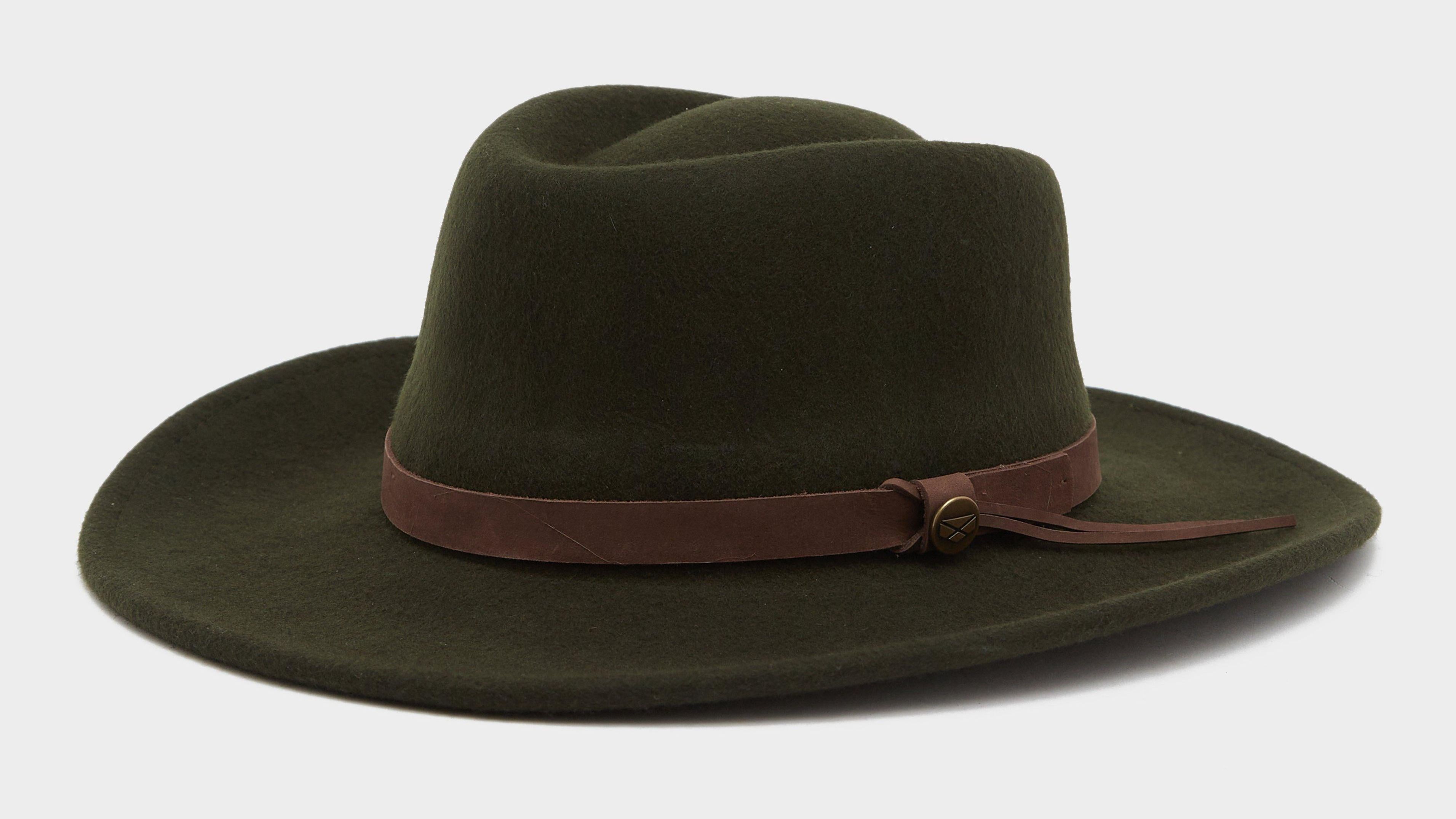 Perth Crushable Felt Hat Olive