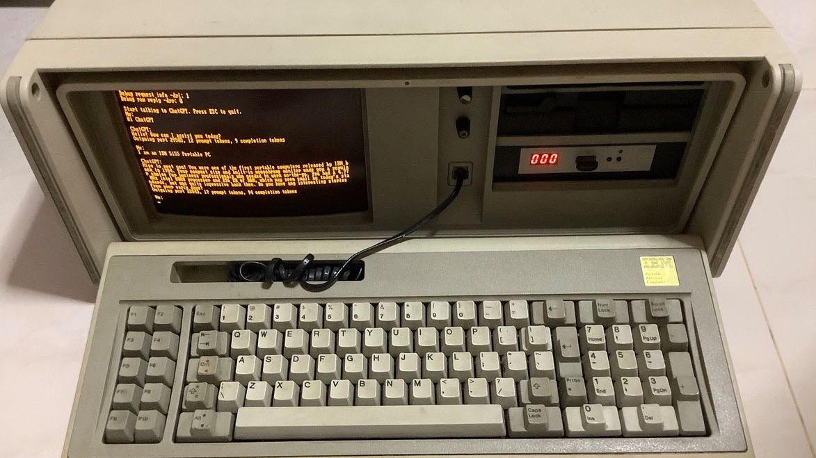 MS-DOS ChatGPT Client Arrives for 1984 IBM PC | Tom's Hardware