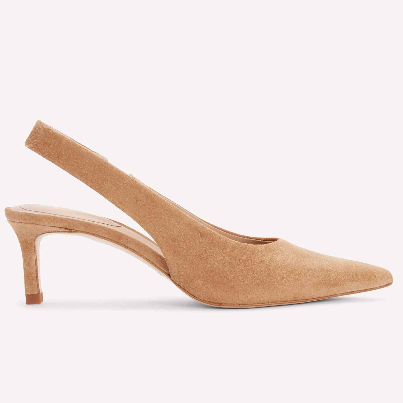 Hope Slingback Heels-Macchiato Suede