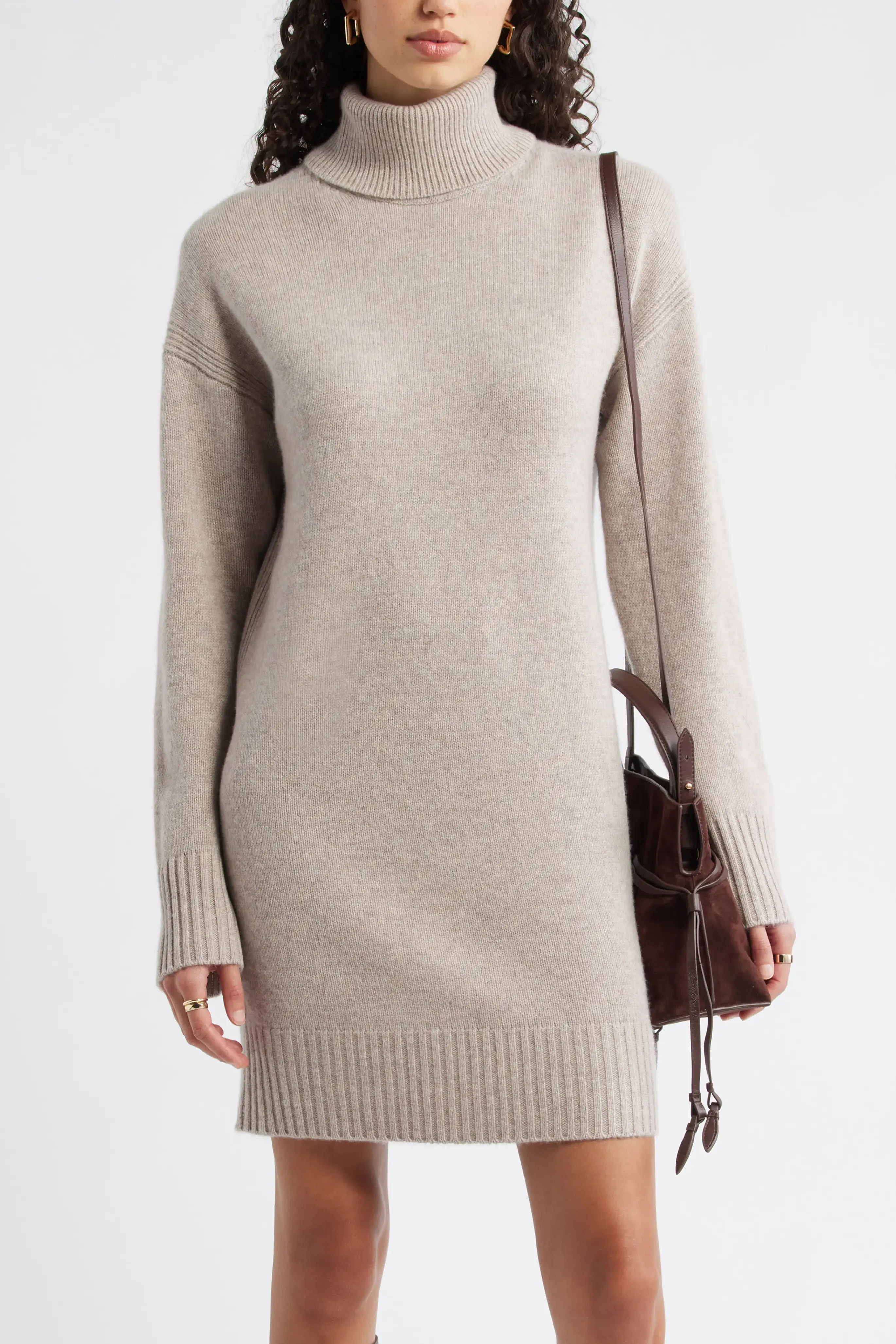 Nordstrom Long Sleeve Wool &amp;amp; Cashmere Sweater Dress