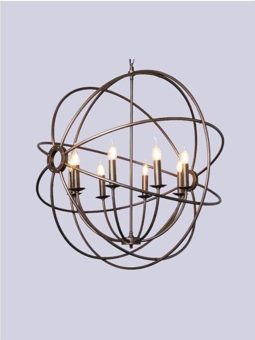 Visconte by Bhs Bronze Capri 8 Light Orb Ceiling Light
