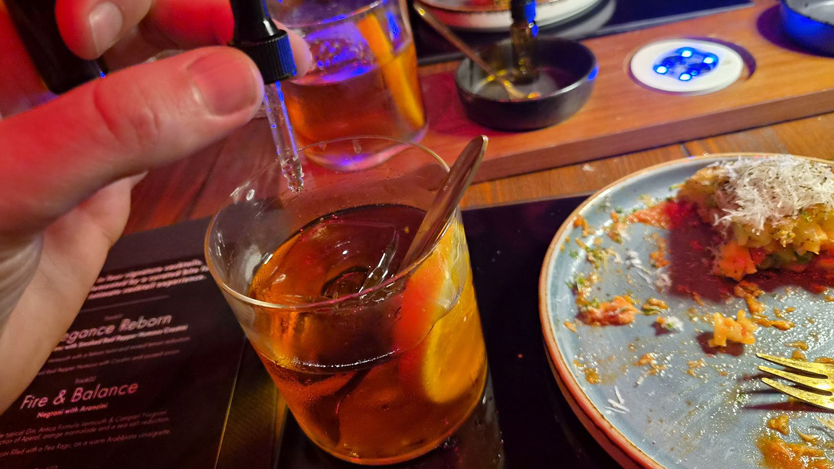 A photo of a cocktail.