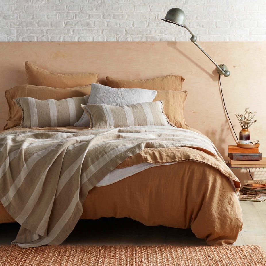 Cumin 100% Linen Bed Linen