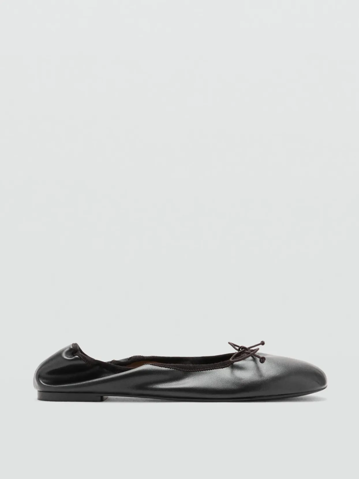 Mango, Ballet Pump with Elastic Bow