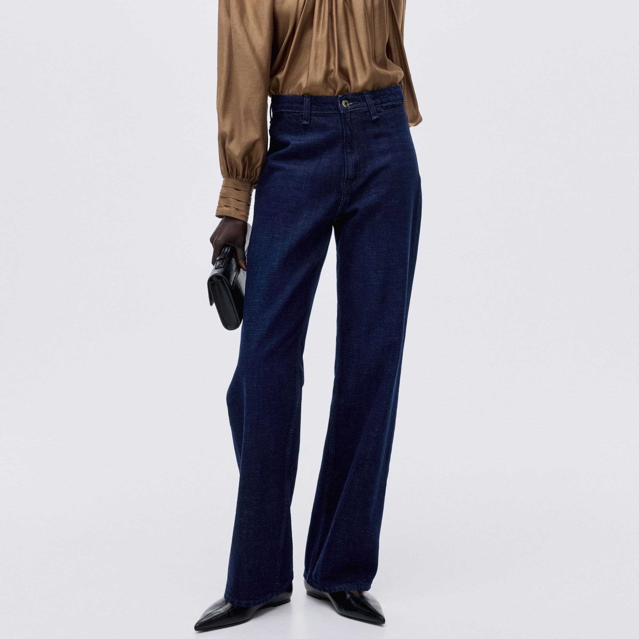 Straight High Jeans - White