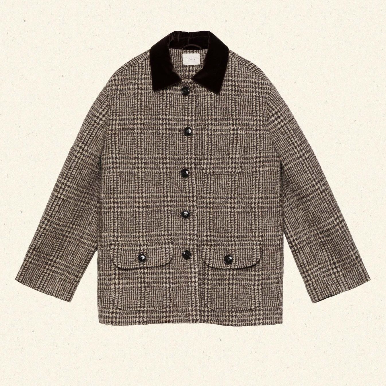 DOEN, Langston Jacket -- Lascelle Houndstooth Check