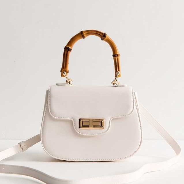 New Look, bamboo top handle bag