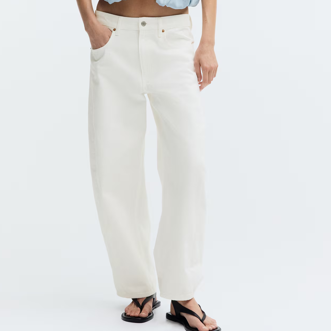 H&amp;amp;M, Barrel Leg Jeans
