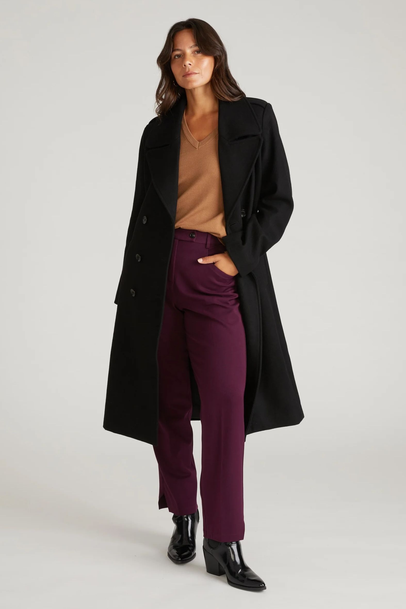 universal standard Callaghan Wool Coat