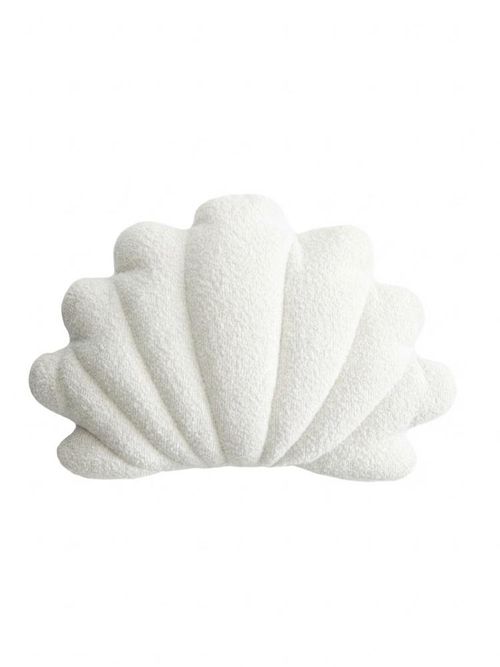 Boucl&eacute; Cushion - White