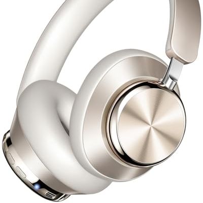 Wentronic Y03 Bluetooth Headphones Wireless Active Noise Cancelling Over Ear Headphones 48 Hours Playtime 6 Eq Music Mode High Sound Quality Headphones With Soft Ear Cushion - Starlight