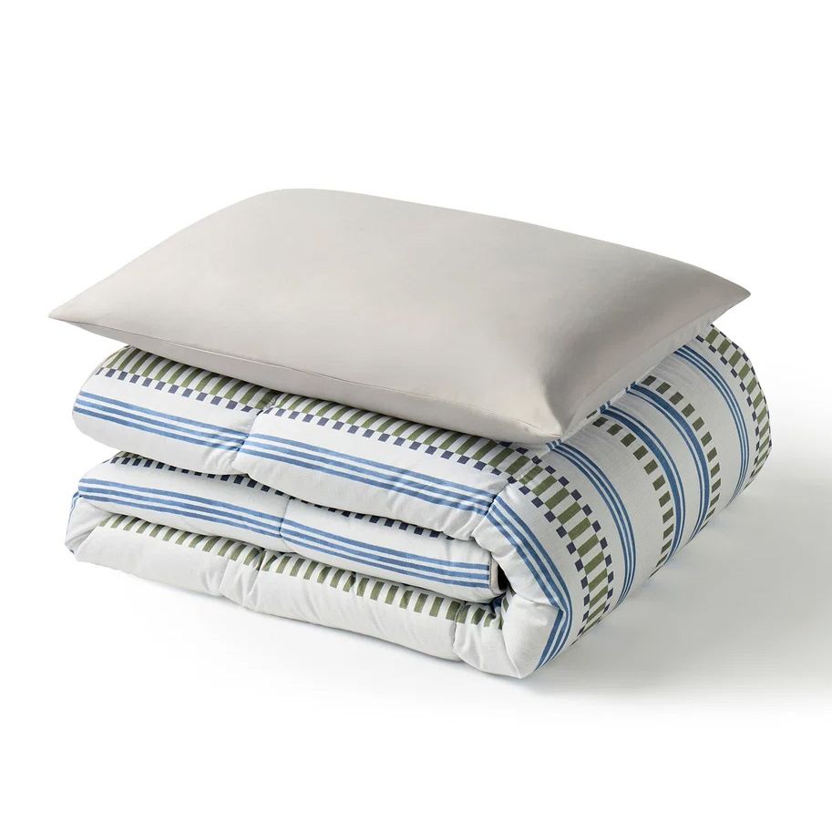 Night Lark, Scandi Stripe Coverless Duvet Se
