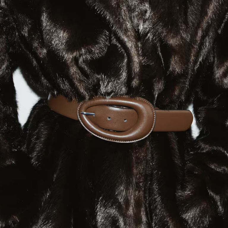 H&amp;amp;M brown waist belt