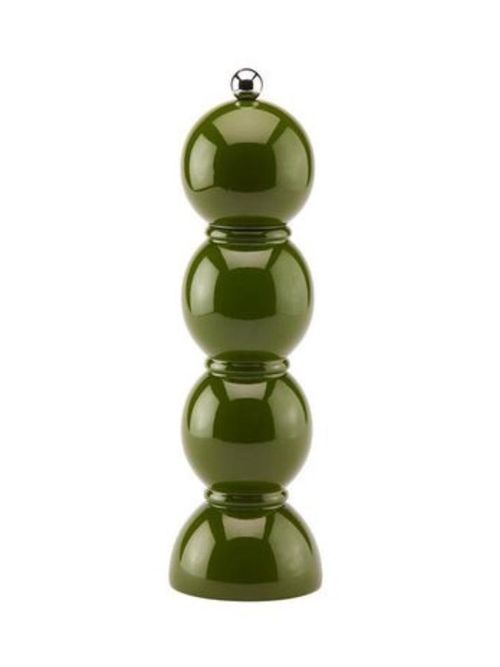 Khaki Bobbin Lacquer Salt or Pepper Mill