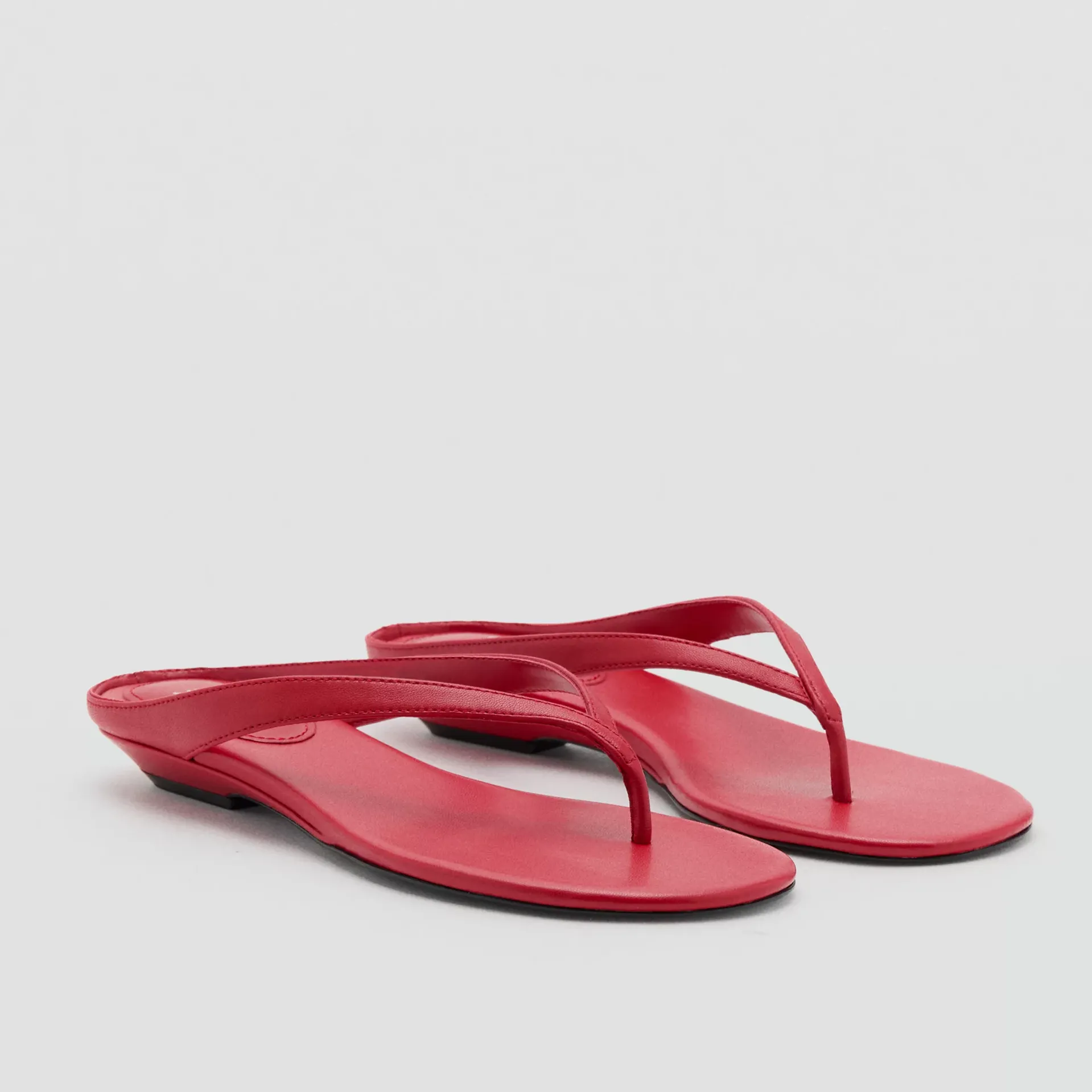 Wedge Leather Sandals - Women | Mango Usa