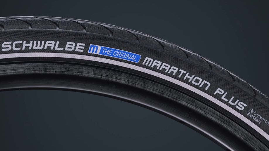 Schwalbe Marathon Plus tyre close up