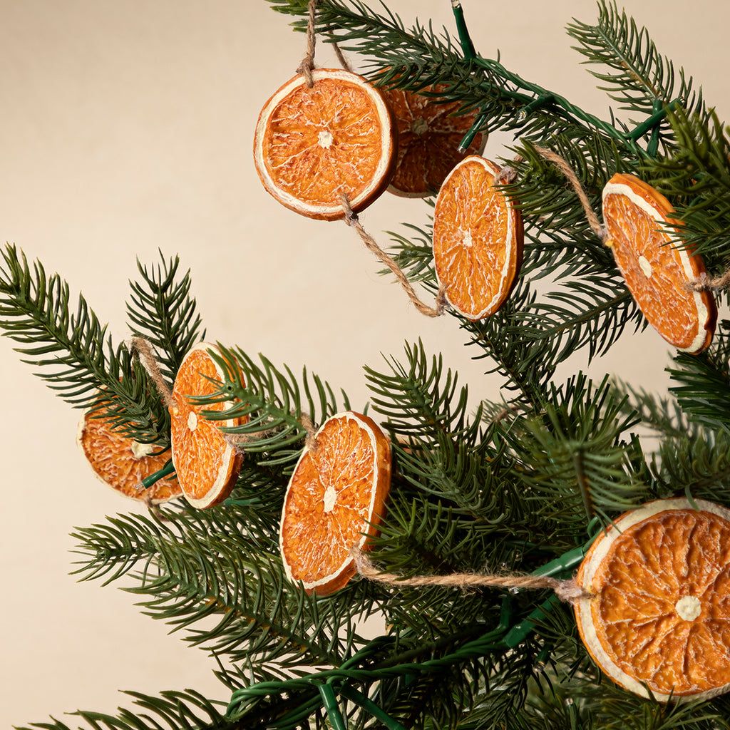 6&#039; Faux Dried Oranges Garland