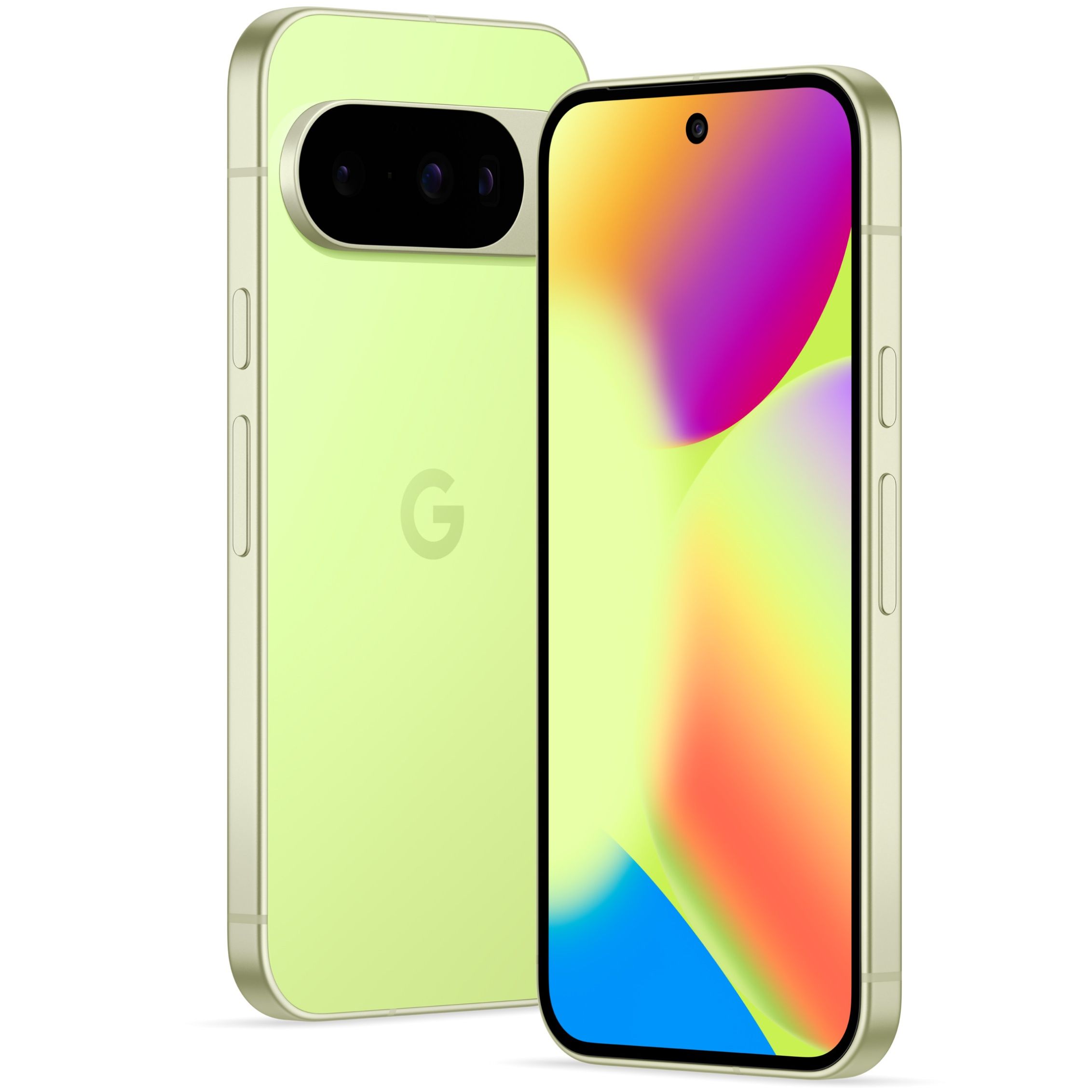 Google Pixel 10 in Lemongrass