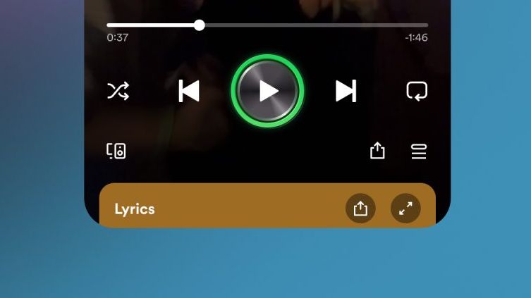 Screenshots showing the Mix feature on Spotify