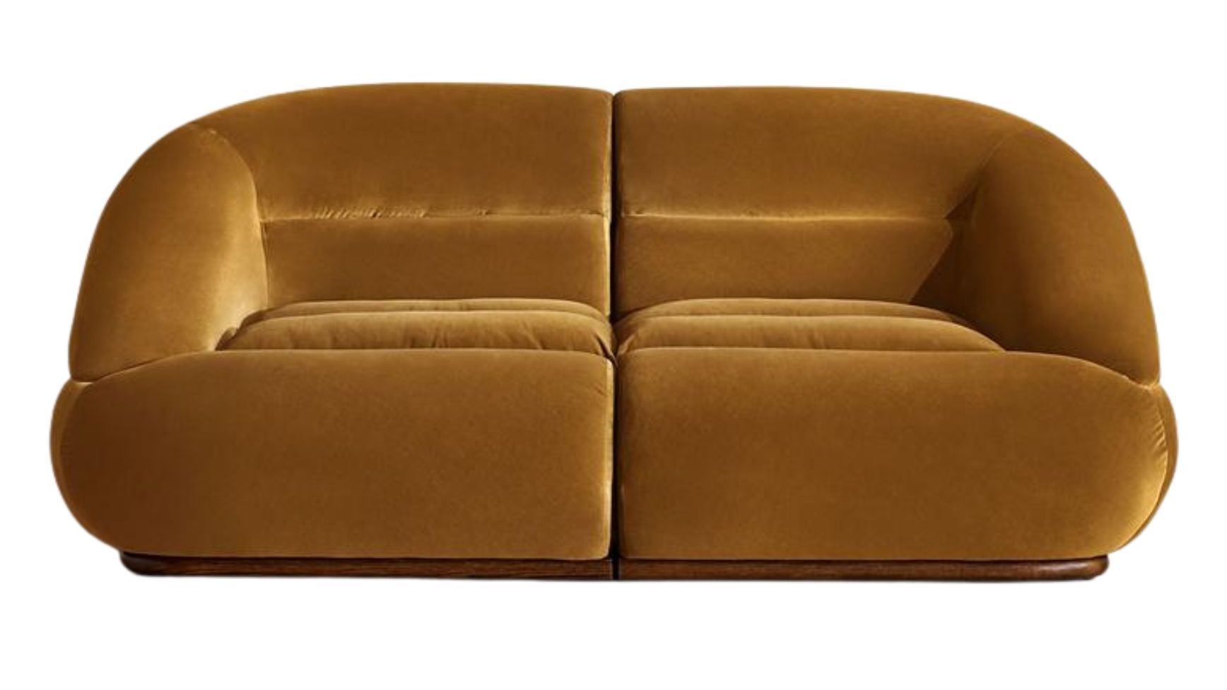 Soho Home, Edison Modular Three Seater Sofa in Velvet