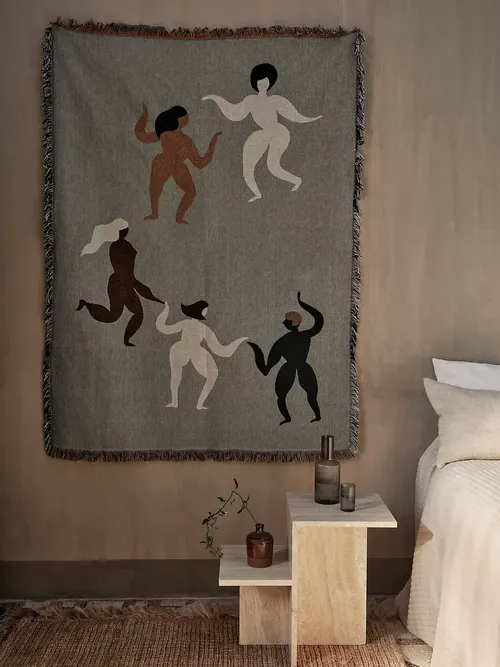 Ferm Living Free Organic Cotton Throw