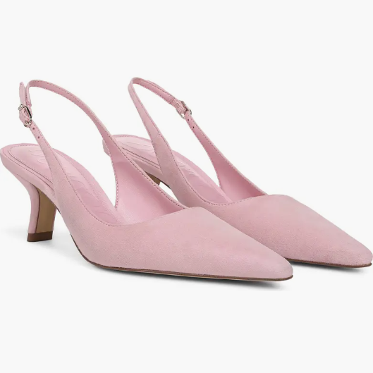 pink slingback pumps
