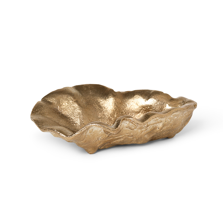 Oyster Bowl &amp;ndash; Brass | Ferm Living