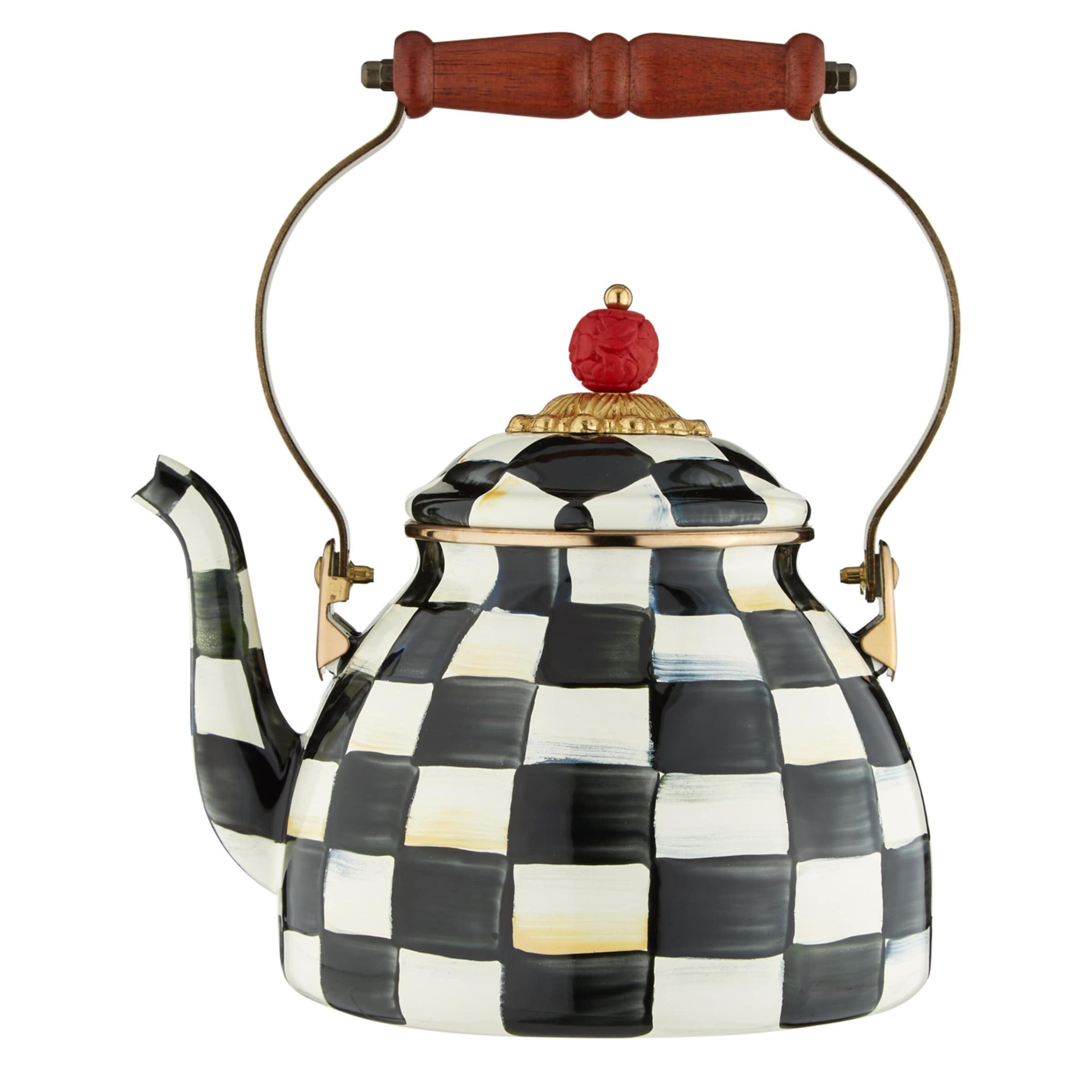 Mackenzie-Childs Courtly Check Tea Kettle