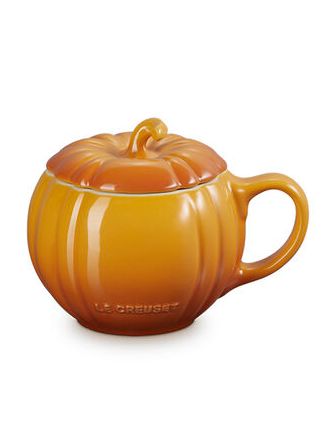 Le Creuset, Stoneware Pumpkin Mug, Persimmon