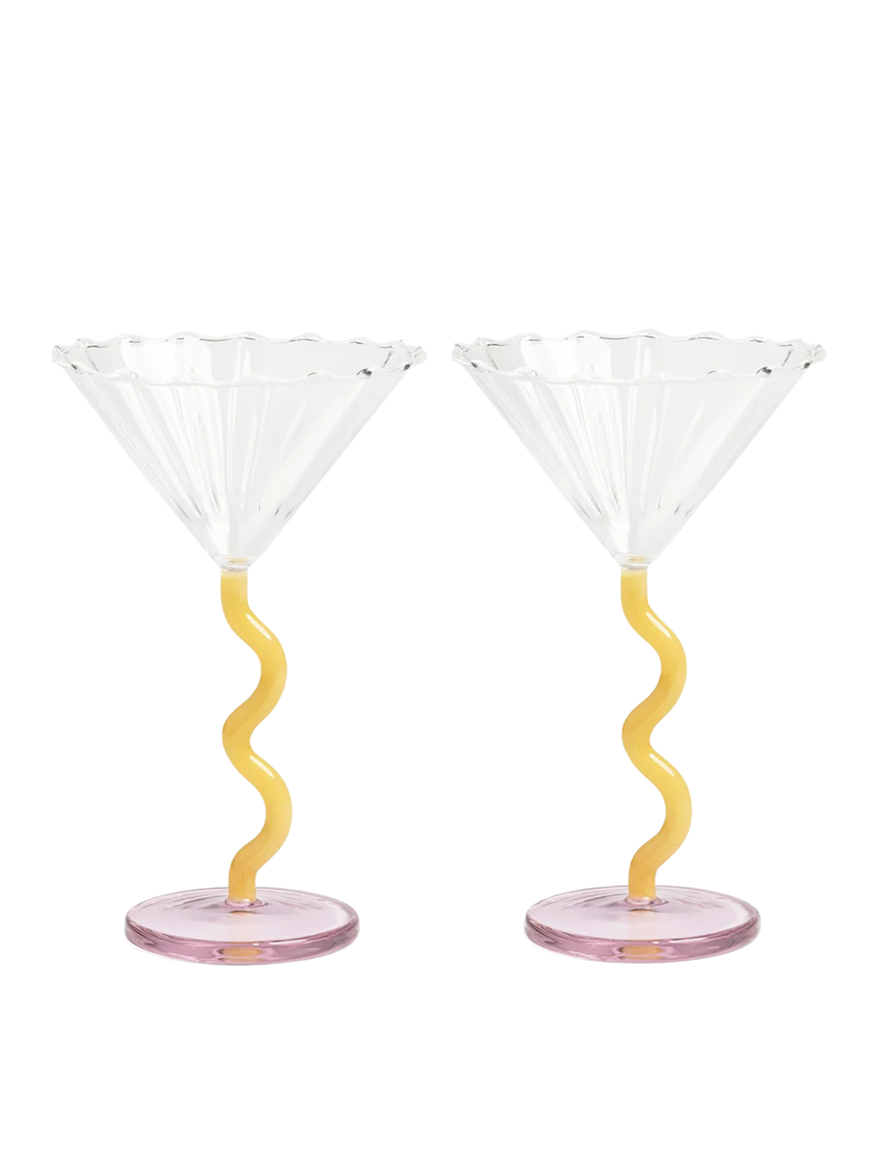 Coupe Curve Caramel | Set of 2