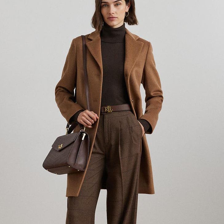 Longline Wool Blend Coat