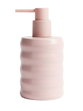 Stoneware Soap Dispenser - Light Beige