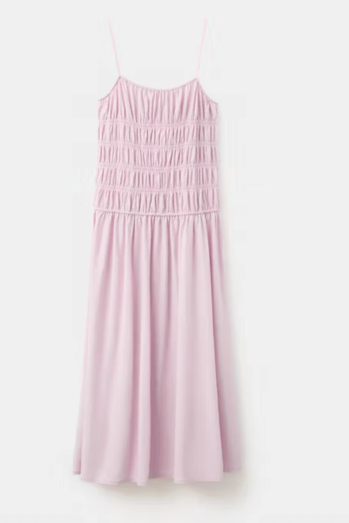 MANGO, Shirred Long Dress - Women | Mango Usa
