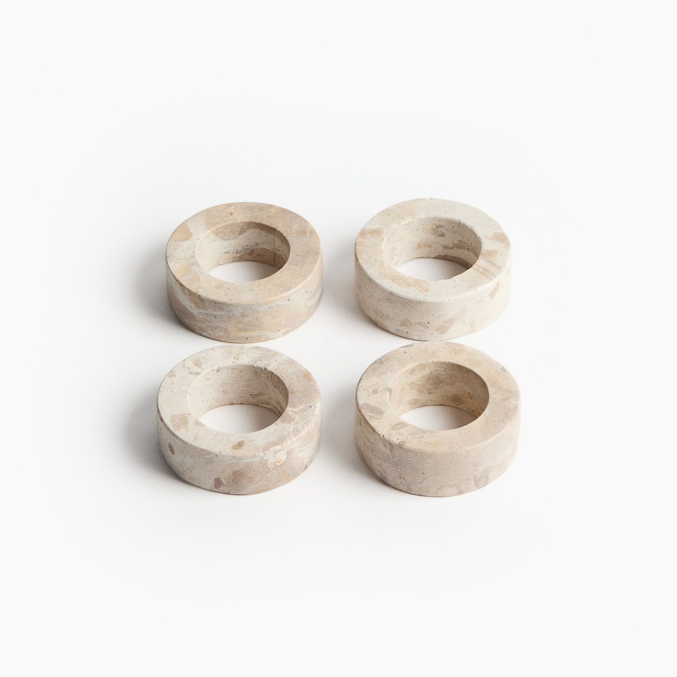 4-Pack Marble Napkin Rings