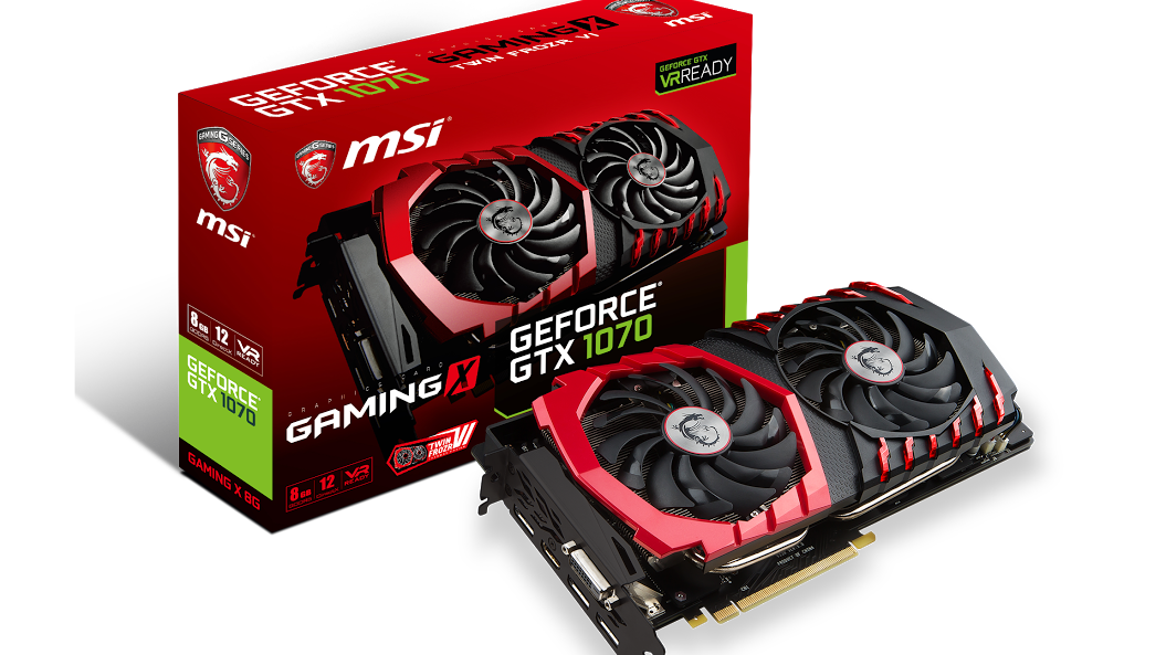 MSI GTX 1070 AERO 8GB グラフィックボード gtx 1070, fan