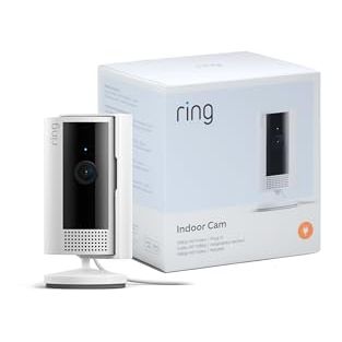 Ring Indoor Camera (2nd Gen) | Plug-In Pet Security Camera | 1080p Hd, Two-Way Talk, Wifi, Privacy Cover, Diy | Alternative to Cctv System | 30-Day Free Trial of Ring Subscription Plan