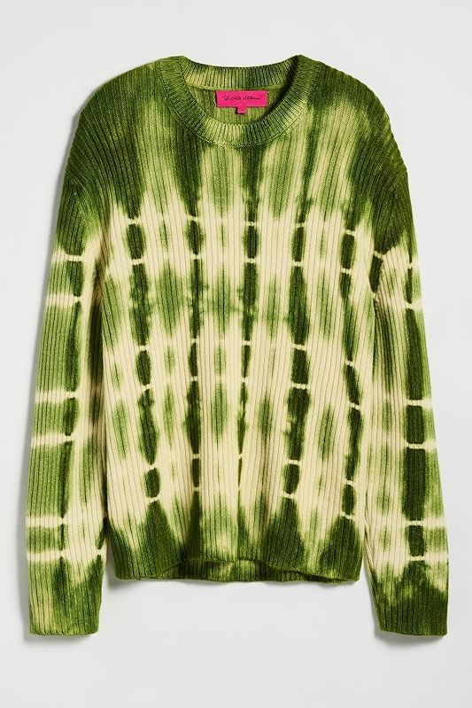 The Elder Statesman Wire Rib Line Cashmere Sweater