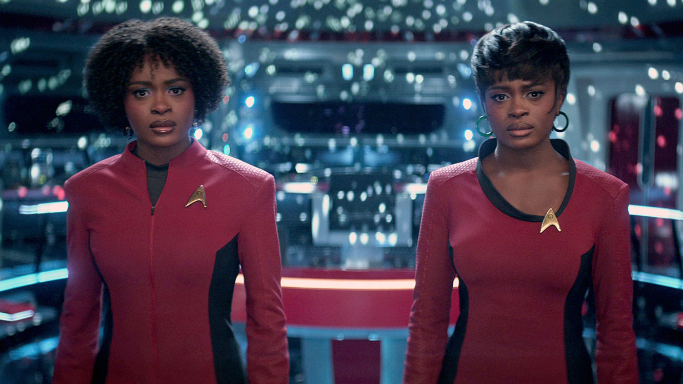 two TV sci-fi characters from different times