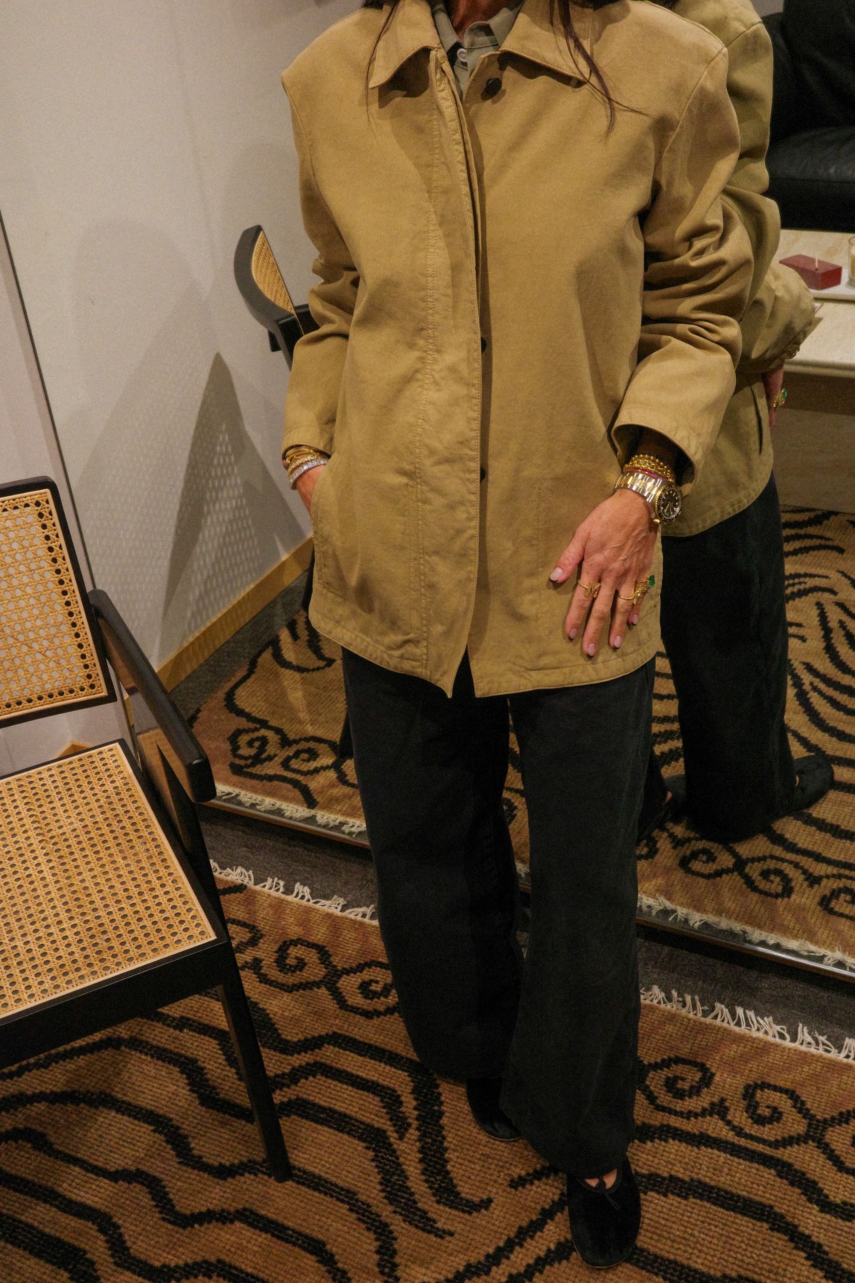 Marci Hirshleifer styles an elevated barn jacket for fall