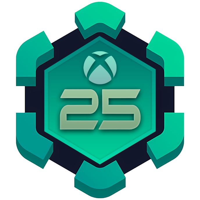 Xbox 25 year anniversary celebration badge for Windows Central
