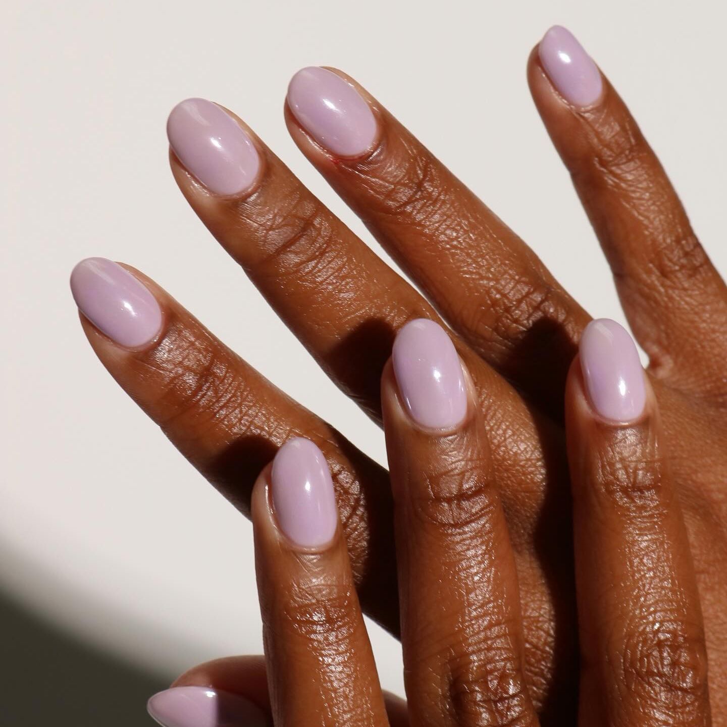 purple manicure