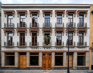 A 19th-century Parisian style building in Mexico City