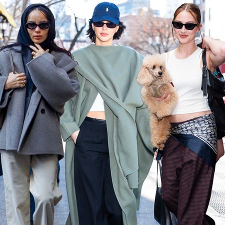 celebrities wearing scarves in 2025