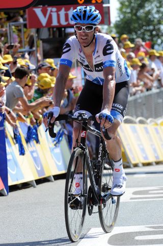 David Millar at finish, Tour de France 2011, stage one