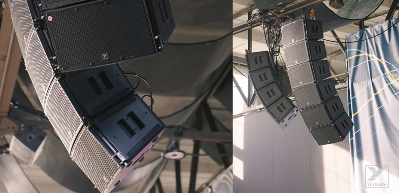 The Yorkville Sound array system.