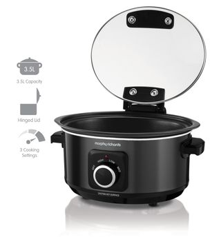 Best slow cooker for ease of use: MORPHY RICHARDS SEAR & STEW HINGED LID SLOW COOKER