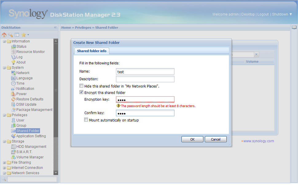 Synology DS1010+ Is Data Encryption Worth Destroying Your NAS